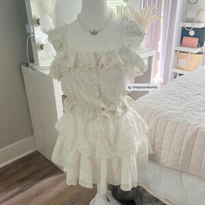 loveshackfancy mia lace top